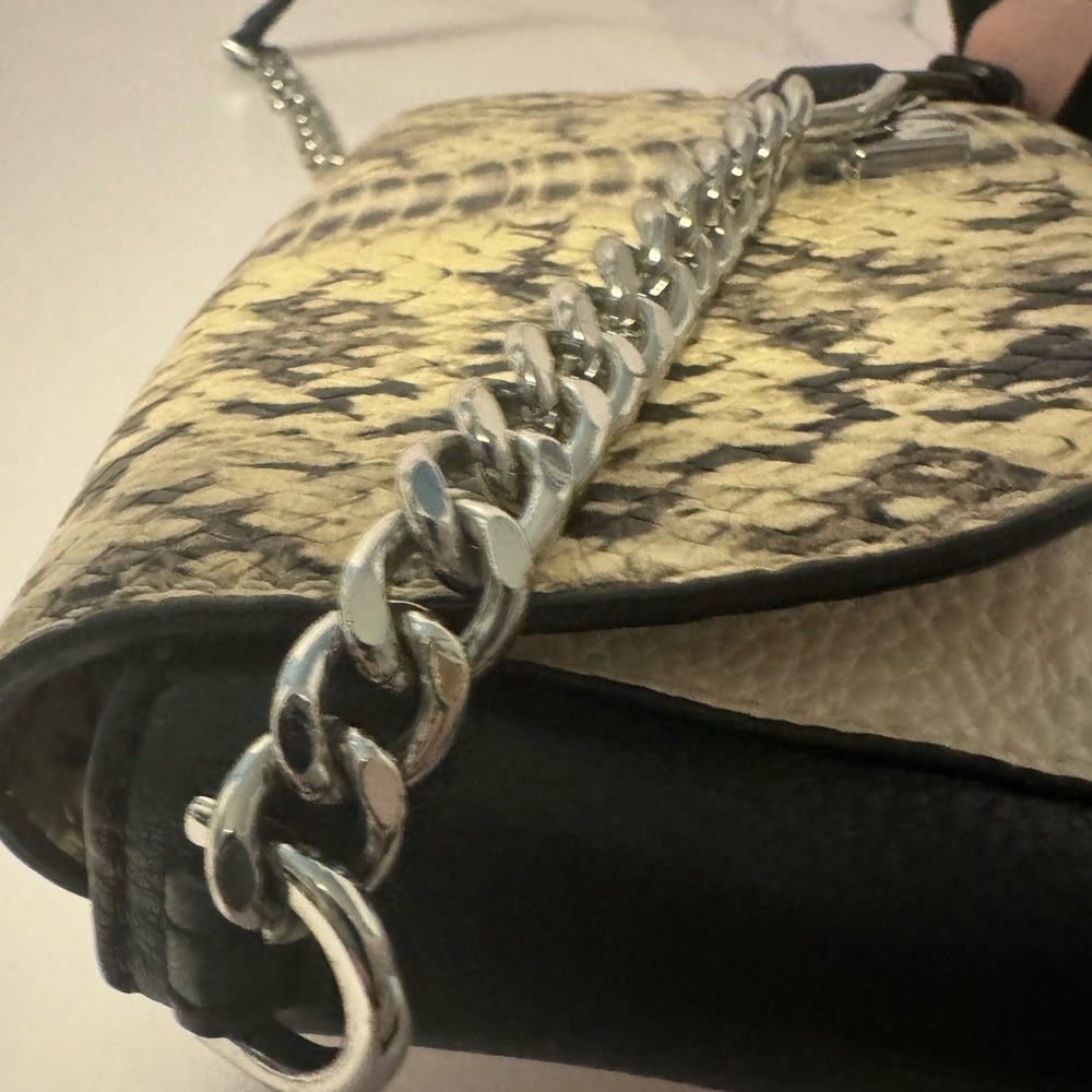#201 Michael Michael Kors Python Half Dome Small … - image 12